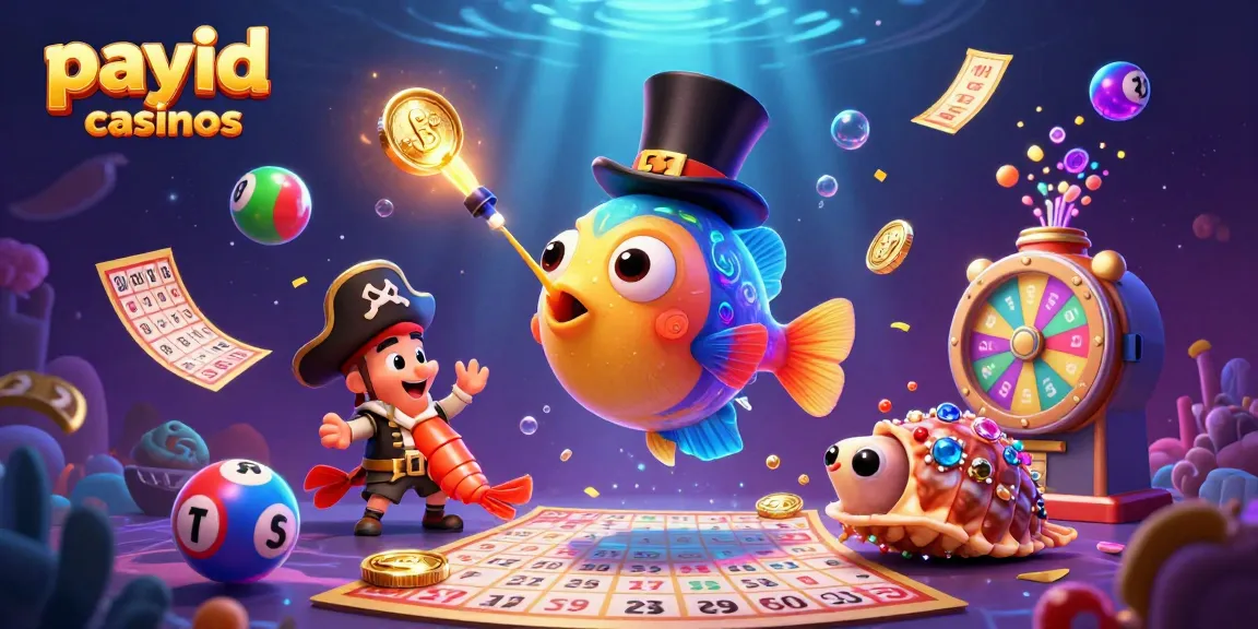 Engage with payid casinos in an exciting underwater adventure filled with vibrant gaming elements.